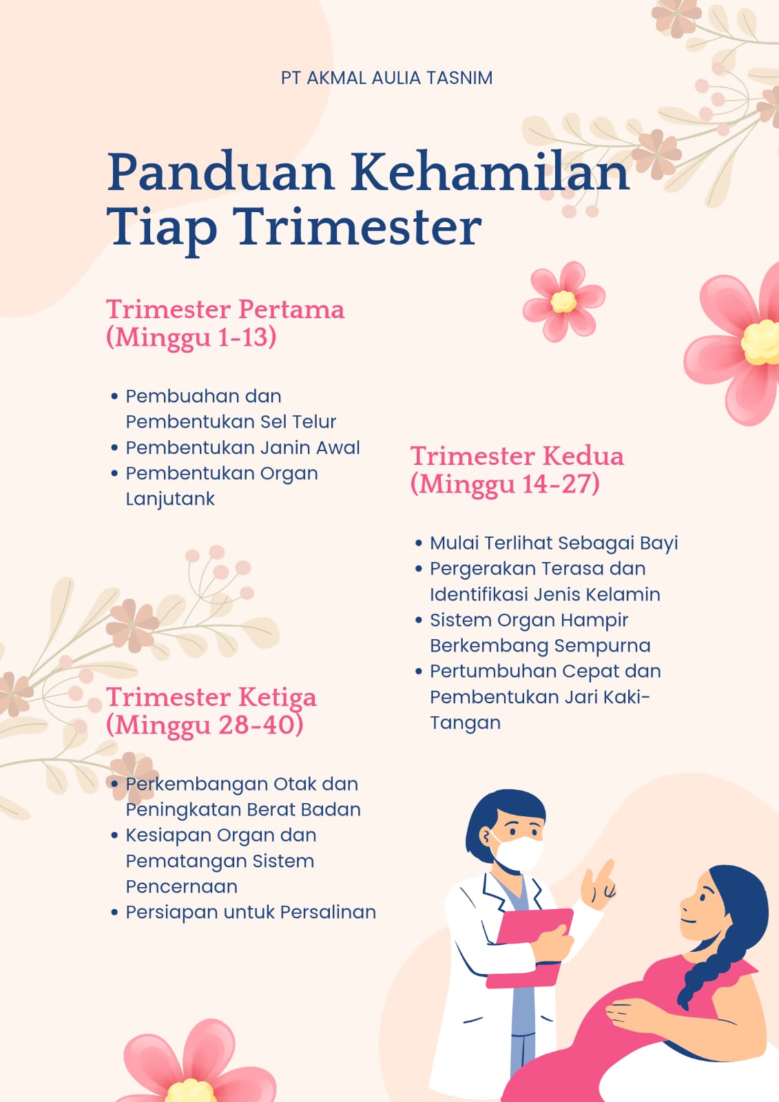 Gambar artikel FASE PERKEMBANGAN KEHAMILAN