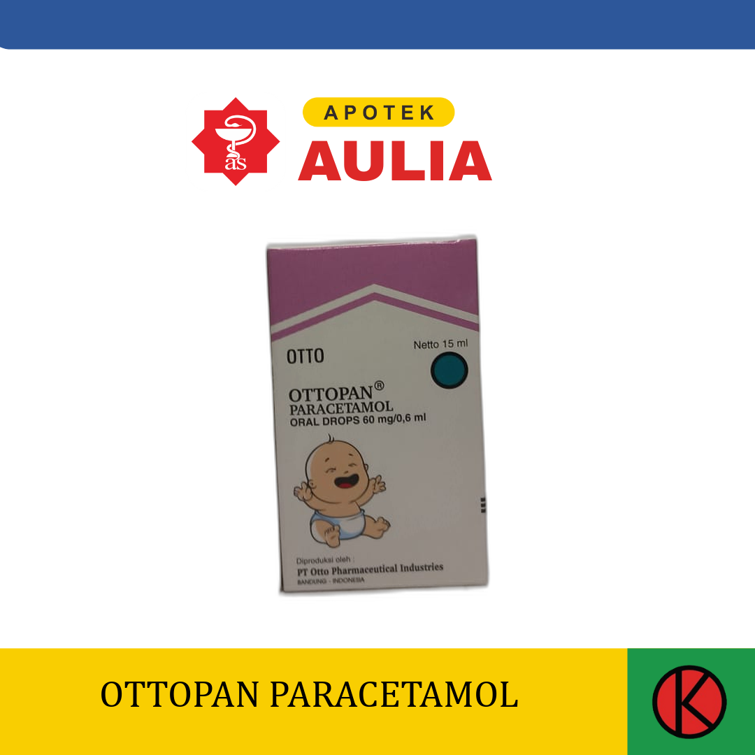 Ottopan Paracetamol Oral Drops 60 mg/0,6 ml